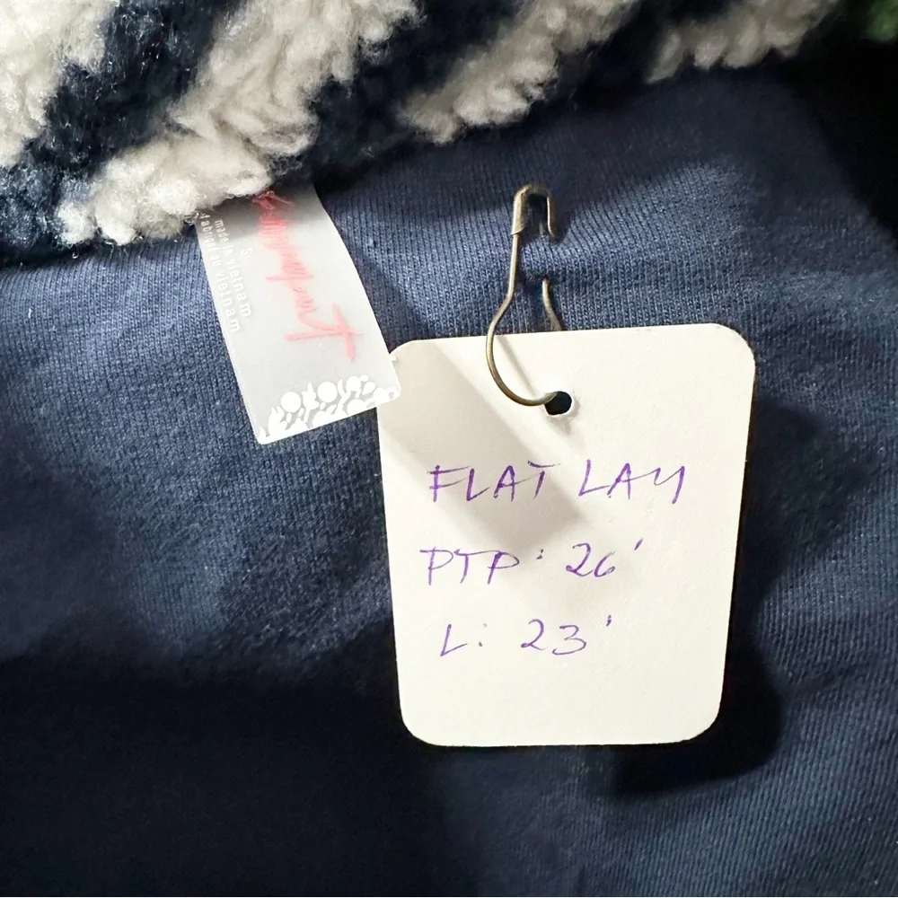 NEW Free People Movement Hit The Slopes Rocky Ridge Plaid Pullover Jacket S - Picture 11 of 11